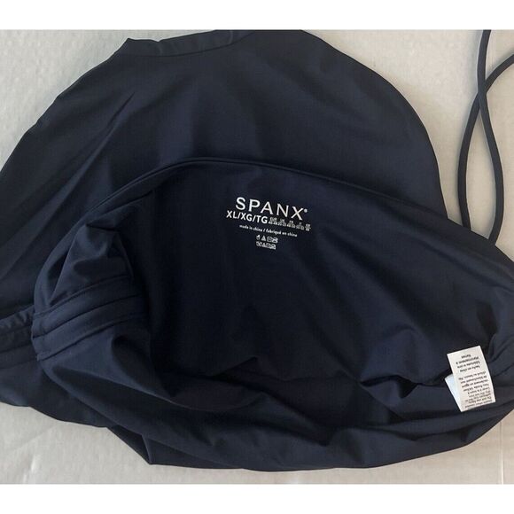 Spanx 50126R Womens Sz XL Sunkissed Navy Adjustable High-Rise Swim Brief Bottoms - Picture 6 of 6
